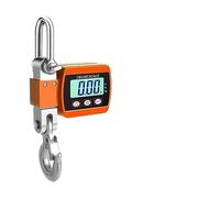 Balances industrielles, Balance de grue numérique 500Kg/300Kg balance suspendue Portable échelle de grue robuste rétro-éclairage LCD échelles à crochet industrielles changement d'unité(500kg Orange)