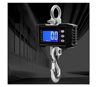 Balances industrielles, Balance de grue numérique en aluminium 500/1000KG balance suspendue robuste avec anneau et crochet renforcés par écran LED for l'industrie(1000kgC)