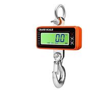 Balances industrielles, Balance suspendue numérique 1500 kg/1000 kg/500 kg avec échelle de grue robuste télécommandée de 65 pieds(LCD 1500KG Orange)