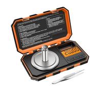 Balances numériques, Balance numérique Portable 0.001g, Mini-balance de 20g, remise de diplôme précise, balance de poche professionnelle, poids d'étalonnage en milligrammes(A2)