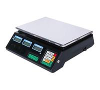 Balances Numériques électroniques De 40 Kg avec Câble De Charge, Balances De Table De Magasin, Balances De Calcul De Prix, Balances De Marché De Fruits Précises pour Le, Black, 40kg/5g