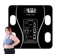 Balances numériques pour le poids corporel, le bain d'écailles de poids, échelle de bain sans fil pour le poids corporel, accessoires pour la salle de sport, analyseur de santé précis avec application