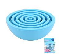 Balancing Maze Toy Bright Colors Semicircle Light Weight Maze Ball Toy Brain Games for Kids Early Education Plastic 3D Puzzle Balance Game Parent Child Interaction Travel Activity (Blue)