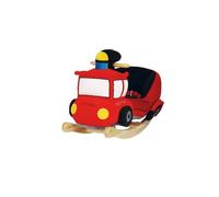 Balançoire à Bascule - BIECO - Camion de Pompiers - Peluche Douce - Sécurité Maximale - 9 Mois et Plus