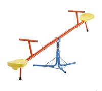 Balançoire à Bascule-VEVOR-Capacité de Charge 45,4 kg par Siège-avec Poignées Confortables-pour 2 Enfants de 3 Ans et Plus