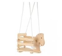 Small Foot Design Balançoire bébé 7190 « cheval » en bois, stable, bordure surélevée, dès 1,5 ans