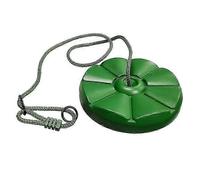 Balançoire À Disque En Plastique Vert Garden Games Avec Corde Soyeuse Résistante Aux Intempéries