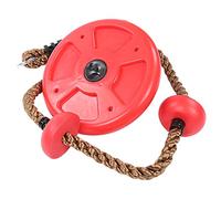Balançoire à Disque Robuste pour Enfants, siège de balançoire d'intérieur et d'extérieur pour Aire de Jeux, Jouet d'entraînement, Plastique Rouge, 30 x 11 cm