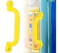 Balançoire à Poignée en Plastique Antidérapante pour Enfants, Aire de Jeux de sécurité pour L'extérieur, Ensemble de Jeu de Jardin, Rouge Bleu Jaune, 9,45x2,76 Pouces pour Enfants (Yellow)