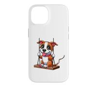 Balançoire American Staffordshire Terrier Playground Coque pour iPhone 14