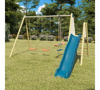 Balançoire avec toboggan et face à face ? romy bleu TU