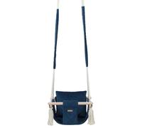 Balançoire bascule pour enfants - velours - bleu marine