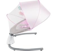 Balançoire bébé, angles réglables, double rose