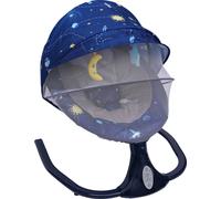 Balançoire bébé, vitesse de balancement réglable, musique Bluetooth, fonction minuterie pratique, bleu