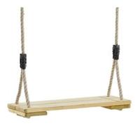 Balançoire bois avec cordes chanvre naturel G