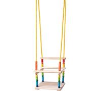 Balançoire colorée avec parc pour enfants
