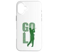 Balançoire de Golf esthétique, Minimaliste, Vert Coque pour iPhone 16 Plus