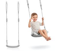 Balançoire de jardin pour enfant plastique corde antidérapante dim 42x17cm