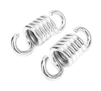 Balançoire de porche à suspendre, deux crochets pour chaise hamac - Robuste - 2 ressorts oscillants pour hamacs suspendus