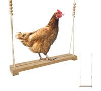 Balançoire de poulet, balançoire de poulet pour poules | Jouet de balançoire d'enrichissement de poulet,Balançoire en bois pour volaille, échelle de perche de poulet amusante pour volaille, coq, poule