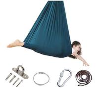 Balançoire de thérapie sensorielle - OKZ - Hamac intérieur-extérieur - Rotation à 360° - Fauteuil suspendu