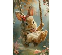 Balançoire des Bois Lapin Puzzle pour Adultes 90 pièces, Puzzles Classiques, Détente & Relaxation, Famille Jeu Puzzles, Puzzle de Décoration