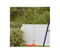 Balançoire d'extérieur d'enfants simple et corde réglable rouge, balançoire de jardin, siège de balançoire, 4009273