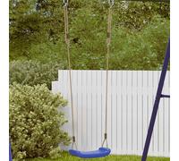 Balançoire d'extérieur d'enfants simple et corde réglable bleu, balançoire de jardin, siège de balançoire, balançoire 4009272