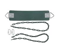 Balançoire d'extérieur en Planche Souple EVA avec chaînes enduites, Vert foncé, Facile à Installer, balançoire Robuste jusqu'à 440,9 LB pour Enfants