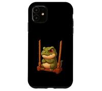 Balançoire Dinosaure Grincheux et TRex sur l'aire de Jeu Coque pour iPhone 11