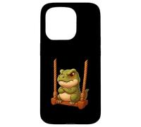 Balançoire Dinosaure Grincheux et TRex sur l'aire de Jeu Coque pour iPhone 15 Pro