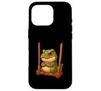 Balançoire Dinosaure Grincheux et TRex sur l'aire de Jeu Coque pour iPhone 16 Pro