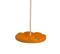 Balançoire disque, ronde, pour aire de jeux, jardin, orange