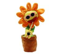 Balançoire Électrique En Forme De Tournesol, 80 Chansons, Jouets En Peluche, Simulation De Saxophone, Cadeau Pour Enfants