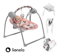 Balançoire électrique pour bébé avec fonction inclinable LIONELO Ruben gris