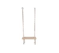 Home Deco Factory Balançoire Macramé Bois Blanc