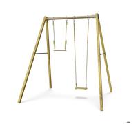 Balançoire en bois poutre métal 3 m Adulte WALTER - 2 personnes