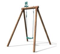 Balançoire en bois traité 1 agrès hanna