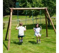 Portique en bois traité 2 agrès - Alizee