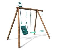 Soulet Portique en bois pour enfants de 3 à 12 ans avec 3 agrès - Tiago - 004493