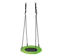 Small Foot – Balançoire en filet pelouse 10474 – Robuste, résistante aux intempéries – Vert/Gris