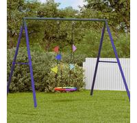 Balançoire en nid Polyester pour enfants de jardin acier familiale vidaXL vidaXL