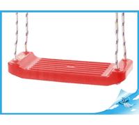 Balançoire en plastique - planche - rouge