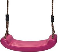 Balançoire enfant Outdoor Indoor Balançoire jardin Siège de balançoire pour enfants jusqu'à max.70 kg Antidérapant, planche de balançoire en plastique, réglable en hauteur, bruyère