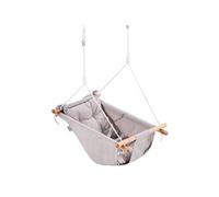 VEVOR Balançoire Hamac en Toile 3 Modes, Chaise Hamac pour Bébé avec Capacité de Charge 68 kg, Siège de Balançoire avec Harnais à 5 Points, Sangles d'Arbre et Coussin Intégré, Intérieur et Extérieur