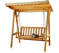 Balançoire hollywoodienne balançoire de jardin balançoire suspendue banc de balançoire bois toit balançoire