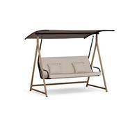 Balançoire Hollywoodienne ZenGrove 3 places réglable individuellement Acier thermolaqué