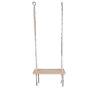 Home Deco Factory Balançoire Macramé Bois Blanc