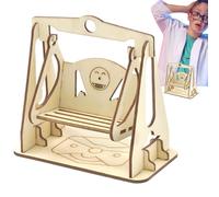 Balançoire mécanique, balançoire de puzzle en bois - Puzzle en bois pour adultes, kits de modèles de balançoire éducatif, nouveauté créative, pour construire pour adultes, adol