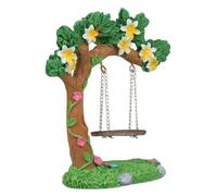 Balançoire miniature de jardin féerique - 11,4 x 10,4 cm - Balançoire miniature en résine | Petite décoration de maison de pour allée, pelouse, chemin, cour, chambre à coucher, ferme